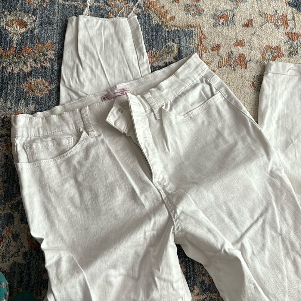 White jeans
